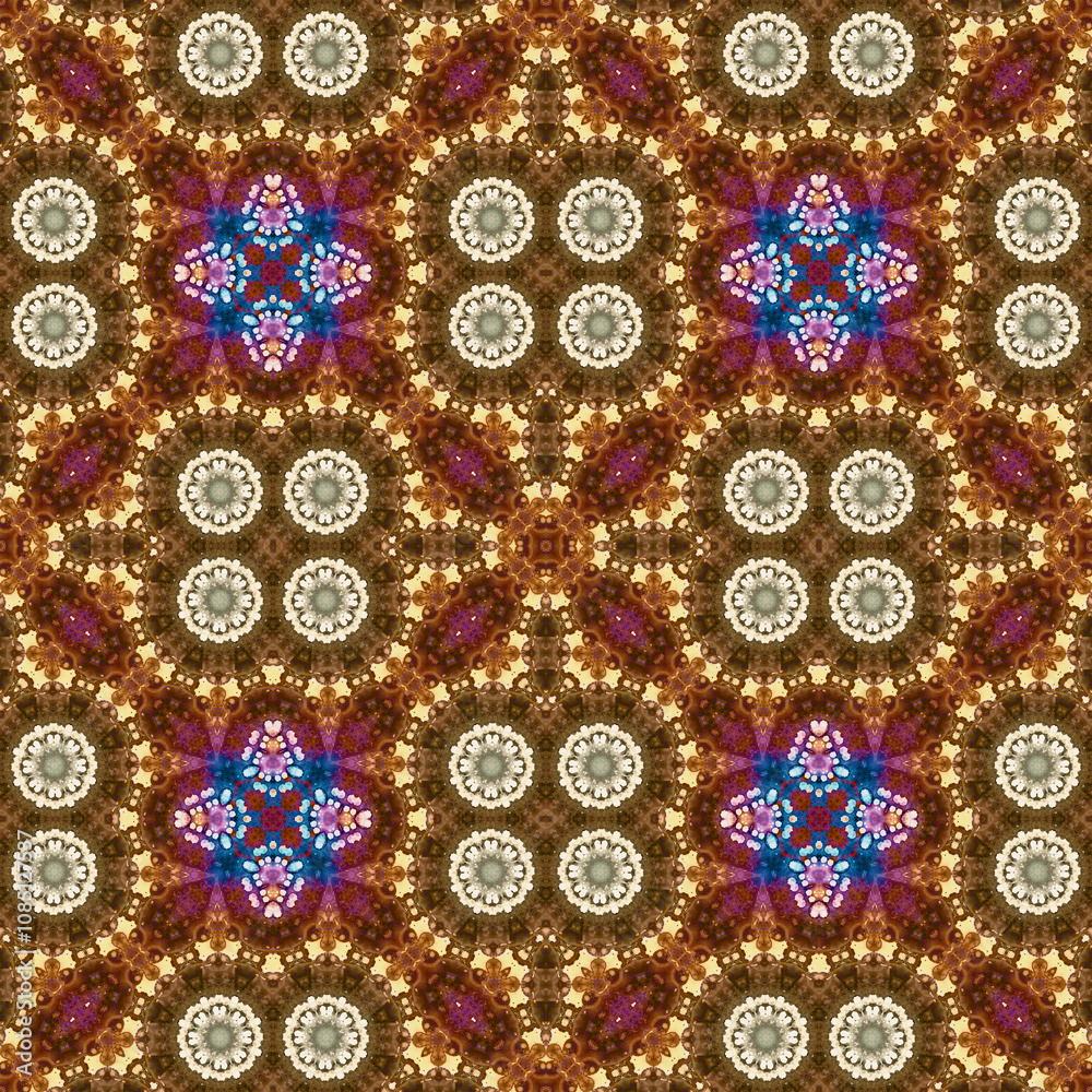 Seamless square carpet pattern. The texture is abstract. The background is abstract endless