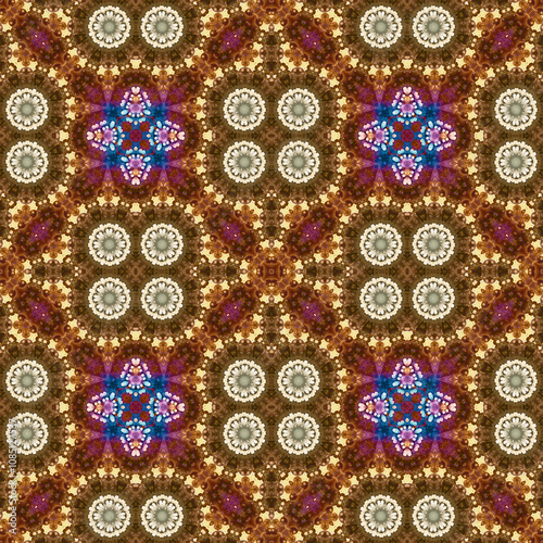 Seamless square carpet pattern. The texture is abstract. The background is abstract endless