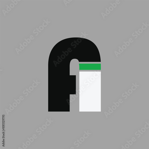 FI Letter Logo Padlock Concept