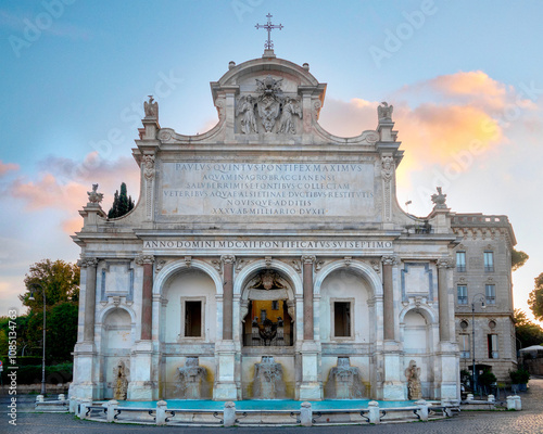 Fontana dell'Acqua Paola in Rome