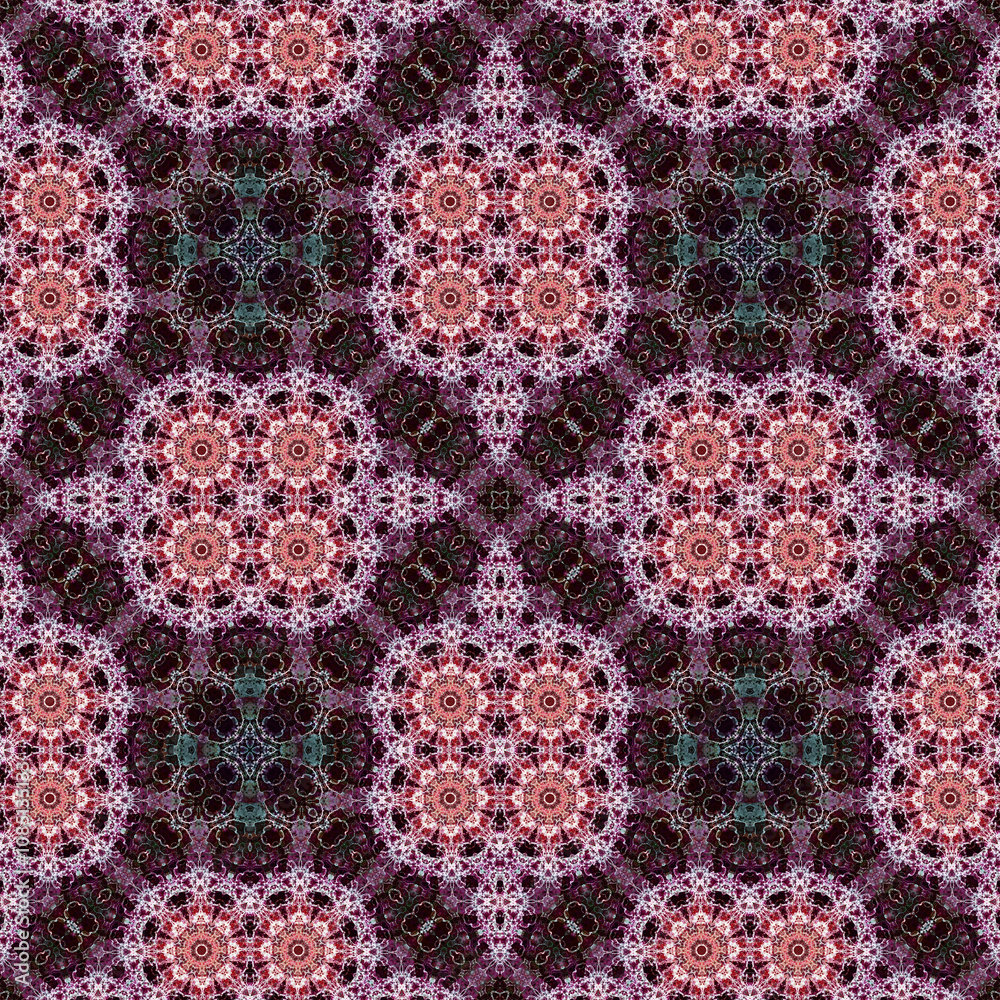 Seamless square carpet pattern. The texture is abstract. The background is abstract endless