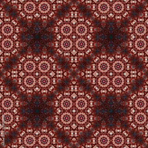 Seamless square carpet pattern. The texture is abstract. The background is abstract endless