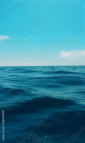 Wallpaper Mural Serene Ocean View Under Clear Blue Sky Torontodigital.ca