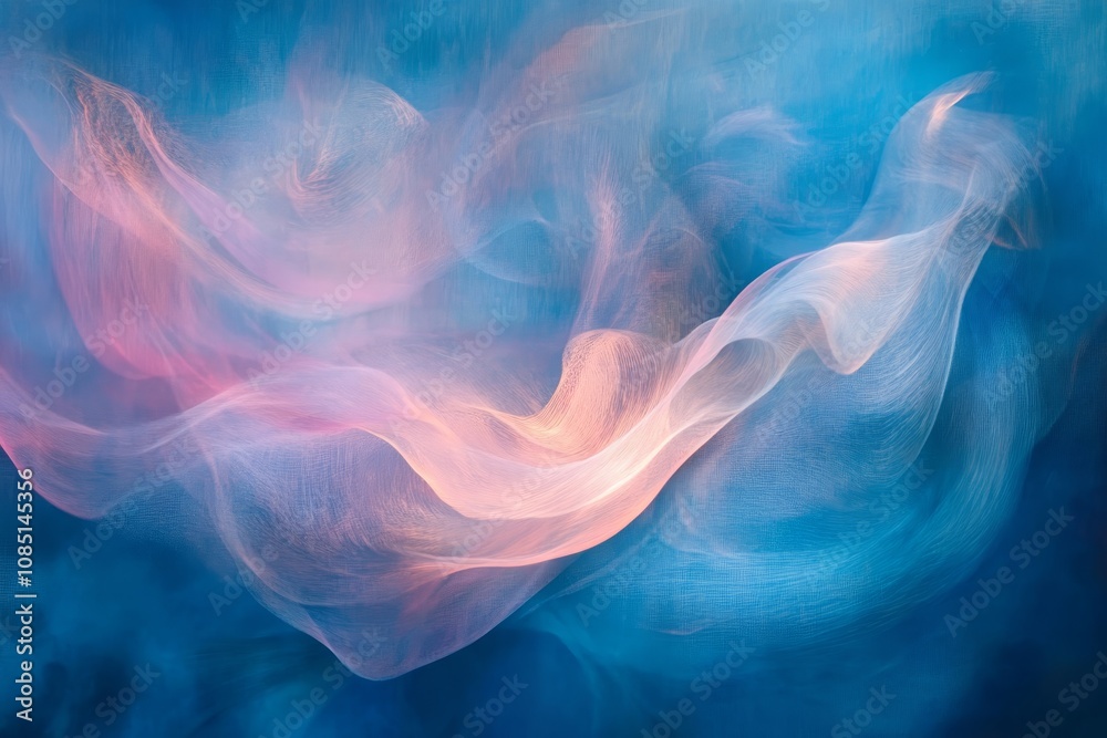 Abstract Blue and Pink Swirling Light Patterns - Dreamy swirls of blue and pink light, symbolizing serenity, ethereal beauty, energy, flow, and transformation. Abstract Blue and Pink Swirling Light Patterns - Dreamy swirls of blue and pink light, symbolizing serenity, ethereal beauty, energy, flow, and transformation.