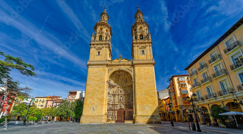 Logrono, Spain, Europe, September 2024,, Co-cathedral of Santa María de la Redonda