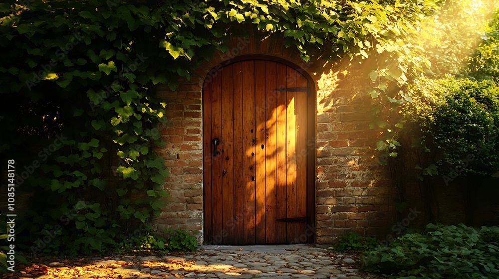 A door that opens to a different time period A door that opens to a different time period