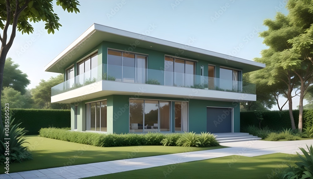 3d view of house model 3d view of house model