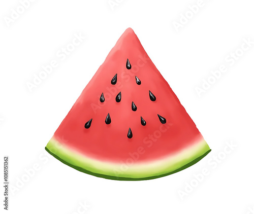 Watermelon Slice Illustration