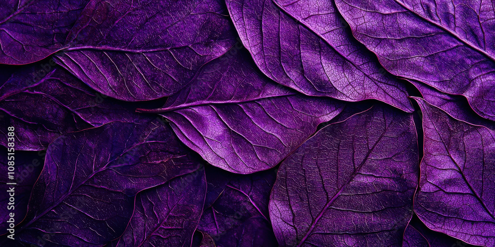 Obraz premium A purple leafy background with purple leaves