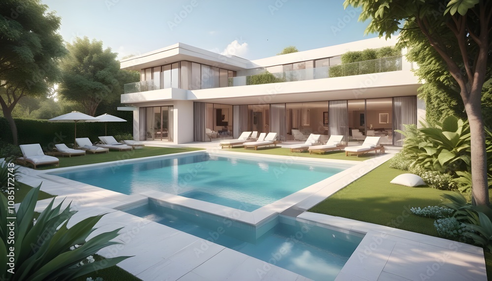 House 3d rendering design House 3d rendering design