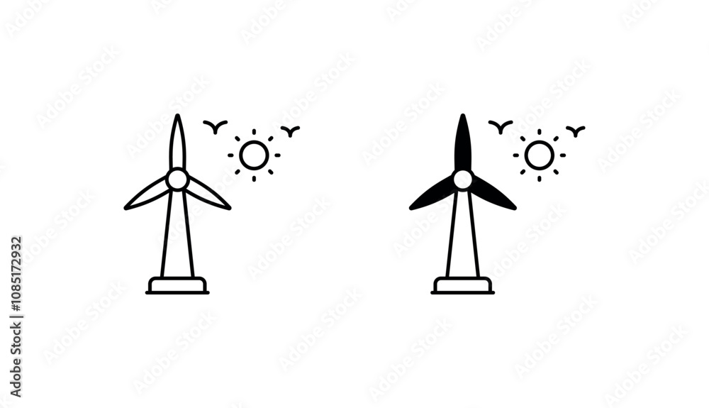 Turbine icon design with white background stock illustration Turbine icon design with white background stock illustration