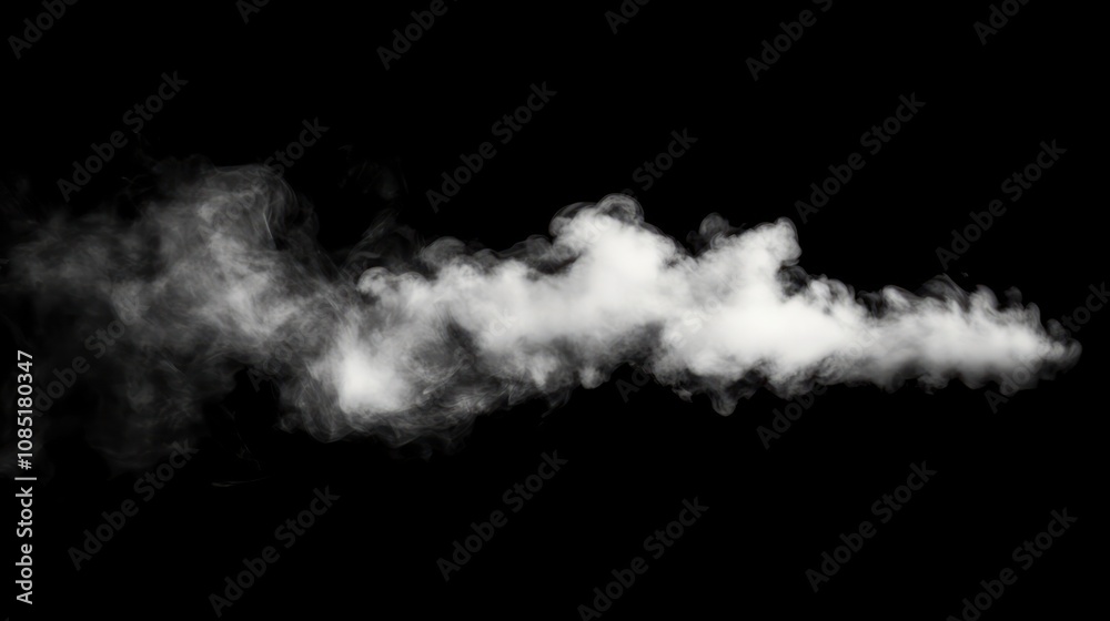 Heavy smoke cloud, isolated, with fading transparency, realistic detail Heavy smoke cloud, isolated, with fading transparency, realistic detail