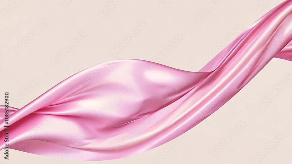 Elegant Soft Pink Silk Fabric Flowing Gracefully, Creating Luxurious Background with Smooth Texture for Fashion Themes and Designs. Elegant Soft Pink Silk Fabric Flowing Gracefully, Creating Luxurious Background with Smooth Texture for Fashion Themes and Designs.