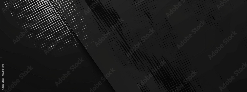 Abstract Black Background with Diagonal Lines and Dots for Design Banner Template, Featuring Geometric Minimalist Wallpaper with Copy Space on Black Background Abstract Black Background with Diagonal Lines and Dots for Design Banner Template, Featuring Geometric Minimalist Wallpaper with Copy Space on Black Background