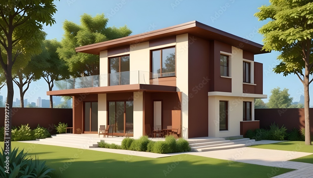 House 3d rendering design House 3d rendering design