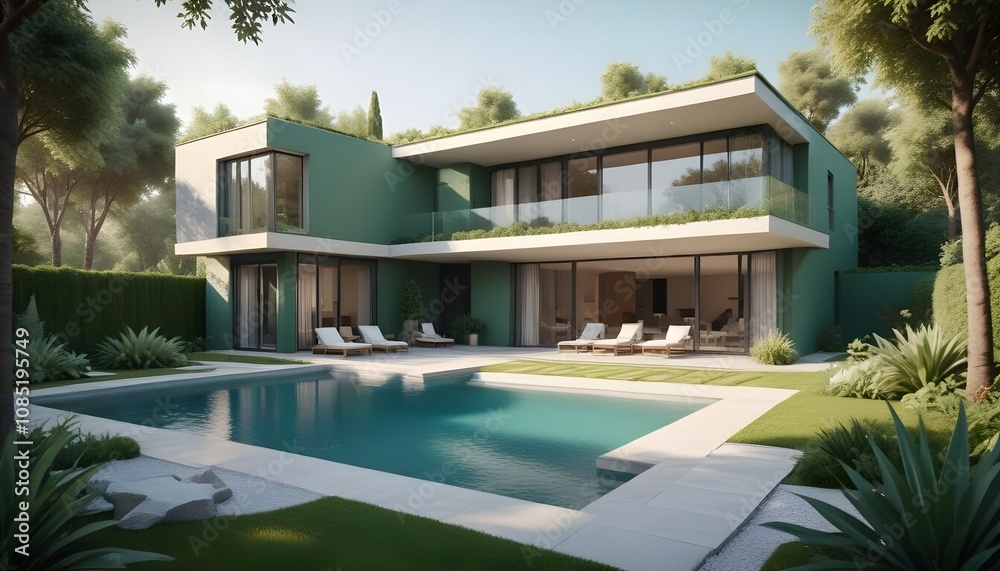 House 3d rendering design House 3d rendering design