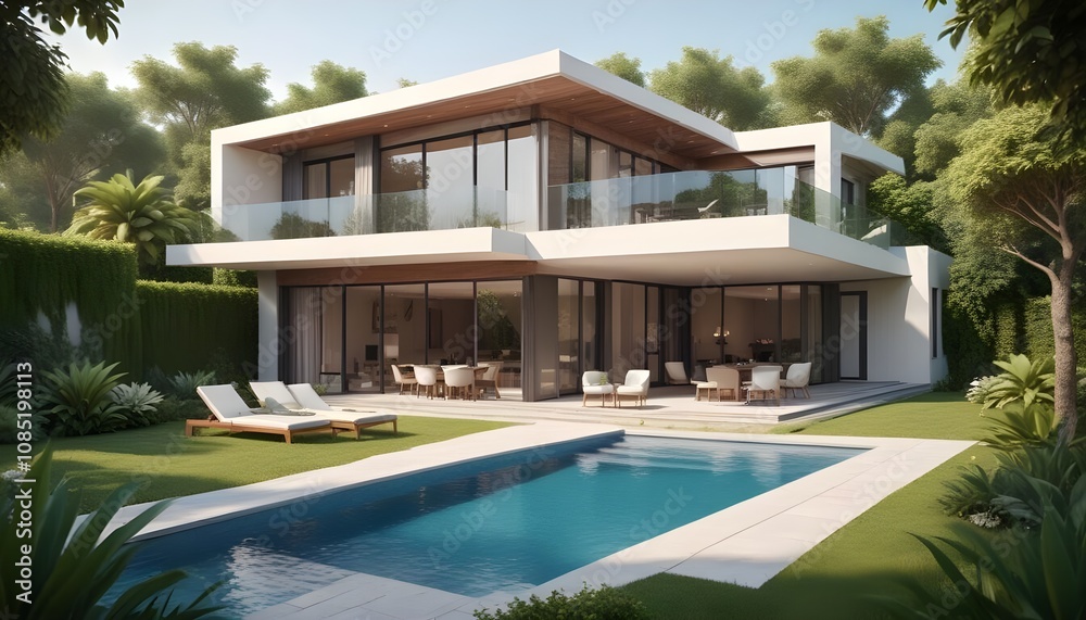House 3d rendering design House 3d rendering design