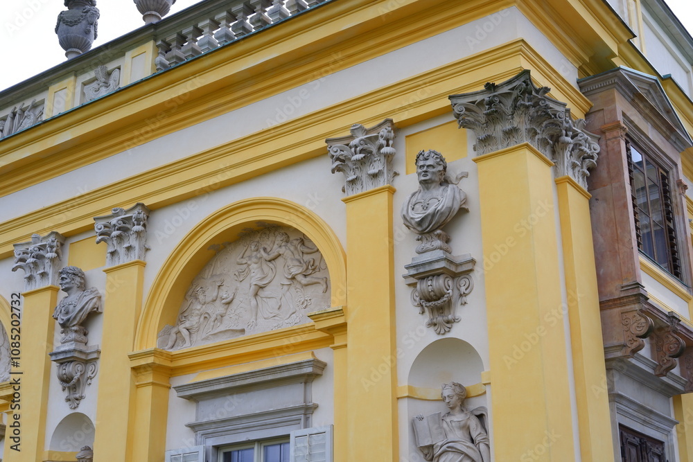 Obraz premium Old historical building facade