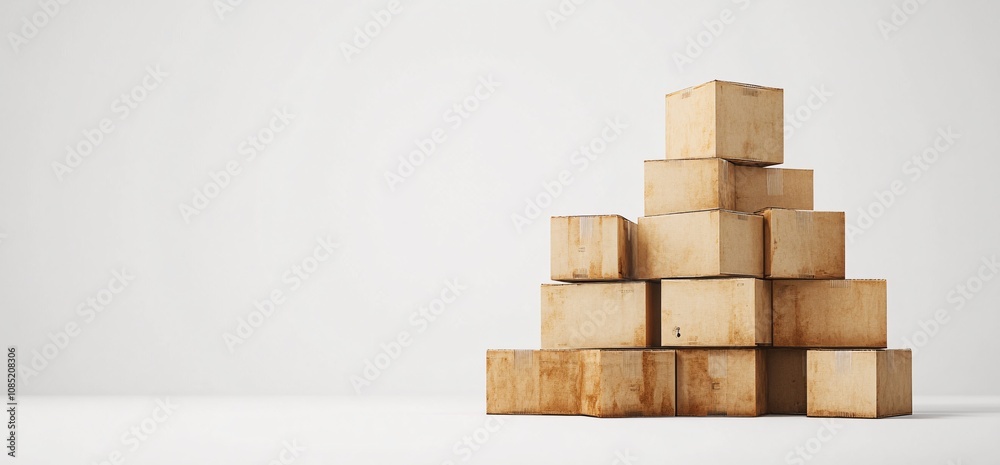 A neatly stacked pile of cardboard boxes on a plain background, symbolizing moving or storage organization.
A neatly stacked pile of cardboard boxes on a plain background, symbolizing moving or storage organization.