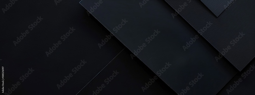 Photo of Black Background with Geometric Elements for Design, Featuring White Space in the Center for Text. Ideal for Banner Templates and Digital Projects. Minimalist Wallpaper. Photo of Black Background with Geometric Elements for Design, Featuring White Space in the Center for Text. Ideal for Banner Templates and Digital Projects. Minimalist Wallpaper.