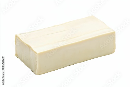 Off-white rectangular block of tofu.