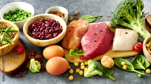 health food selection- protein food sources
