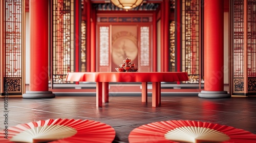 Architectural cultural space atmosphere scene
