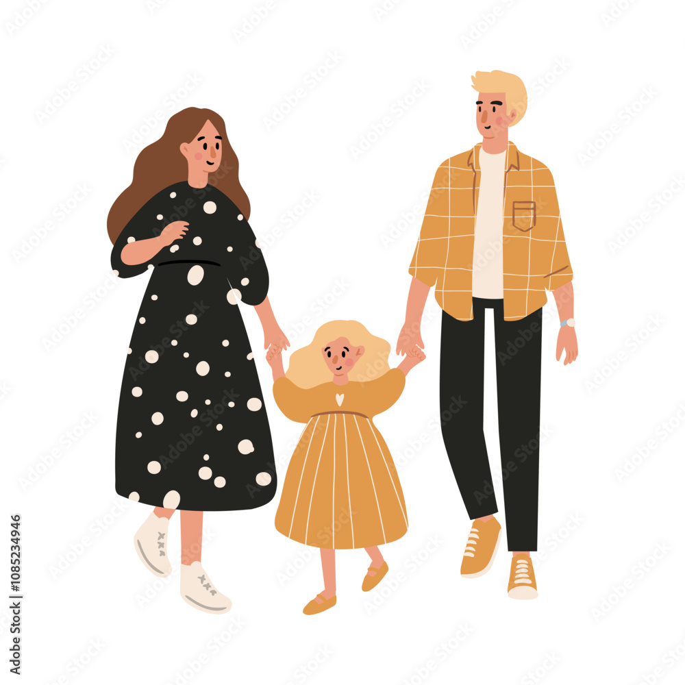 Cute vector illustration of diverse character in everyday urban scenes. People walking dogs, using wheelchair, pushing stroller. Couples, families, individuals of various ages and ethnicities. Cute vector illustration of diverse character in everyday urban scenes. People walking dogs, using wheelchair, pushing stroller. Couples, families, individuals of various ages and ethnicities.