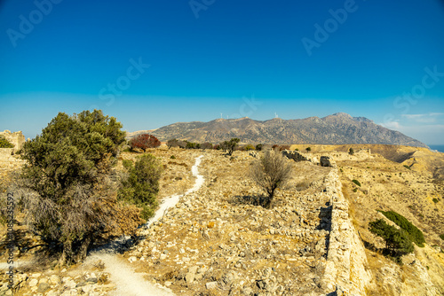 Kulturprogramm in der Süd Ägäis auf der wunderschönen griechischen Sonneninsel Kos mit der alten Festung Antimachia - Griechenland photo