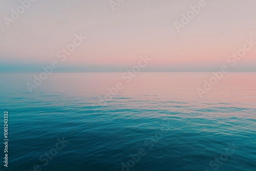 Tranquil Sea at Dawn: A Serene Ocean Experience