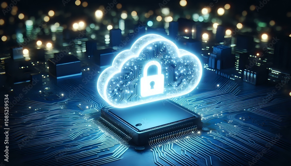 Obraz premium Secured Cloud Integration with Hardware