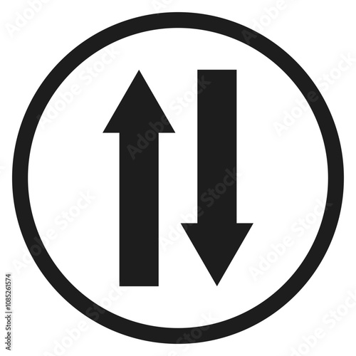 Free Download Traffic Sign Silhouette on a White Background. Vector Illustration - GFXLoad