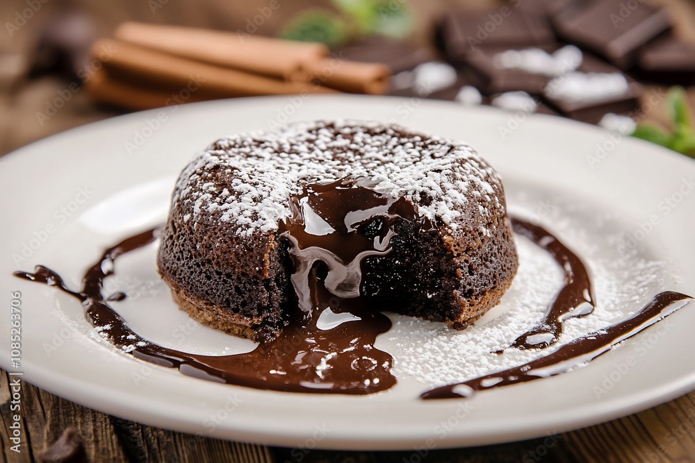 Decadent Molten Chocolate Cake - A Heavenly Dessert Experience Decadent Molten Chocolate Cake - A Heavenly Dessert Experience