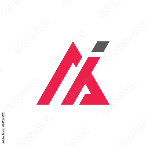 Letter AI Modern Logo Concept