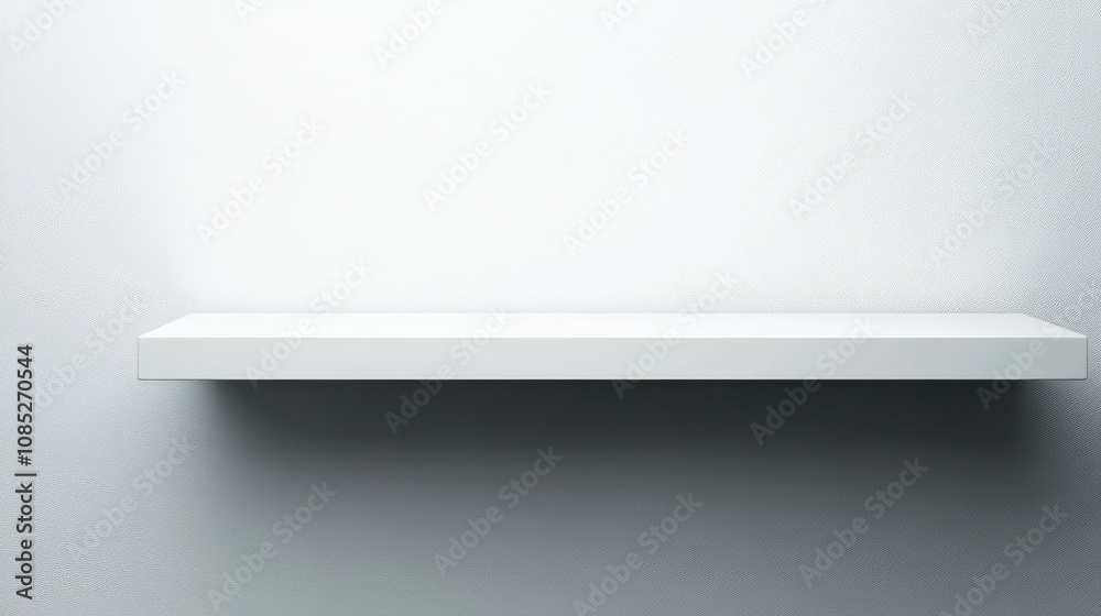 Minimalist empty wall shelf Minimalist empty wall shelf