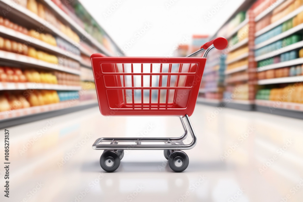 Map 3d and supermarket trolley with shopping background icon location 3d map shopping Map 3d and supermarket trolley with shopping background icon location 3d map shopping