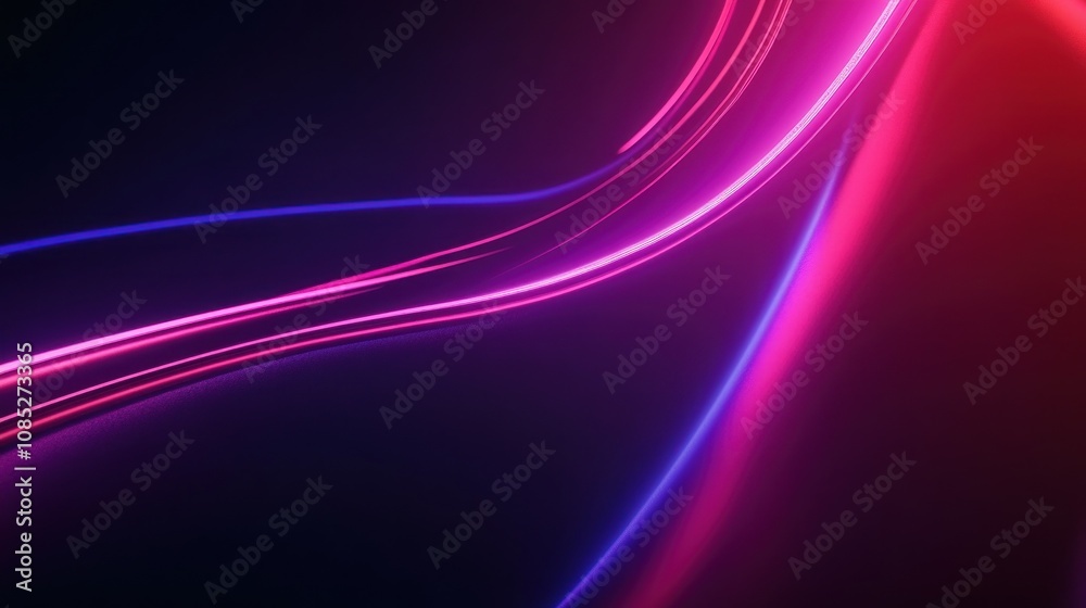 Abstract Neon Light Design Abstract Neon Light Design