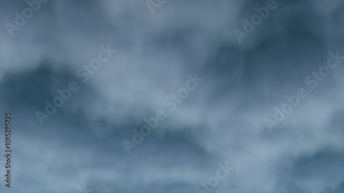Fast changing white clouds video.