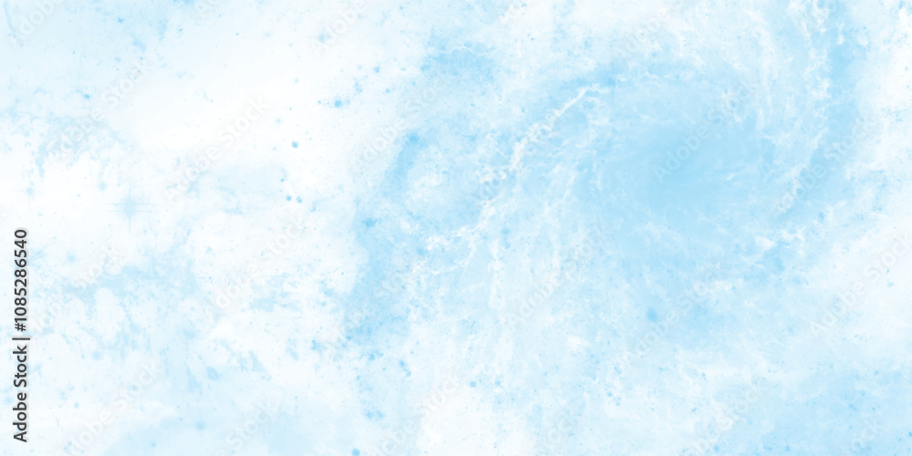 Dreamy Mist and Swirls in a Light Blue Watercolor-Style Artwork Dreamy Mist and Swirls in a Light Blue Watercolor-Style Artwork