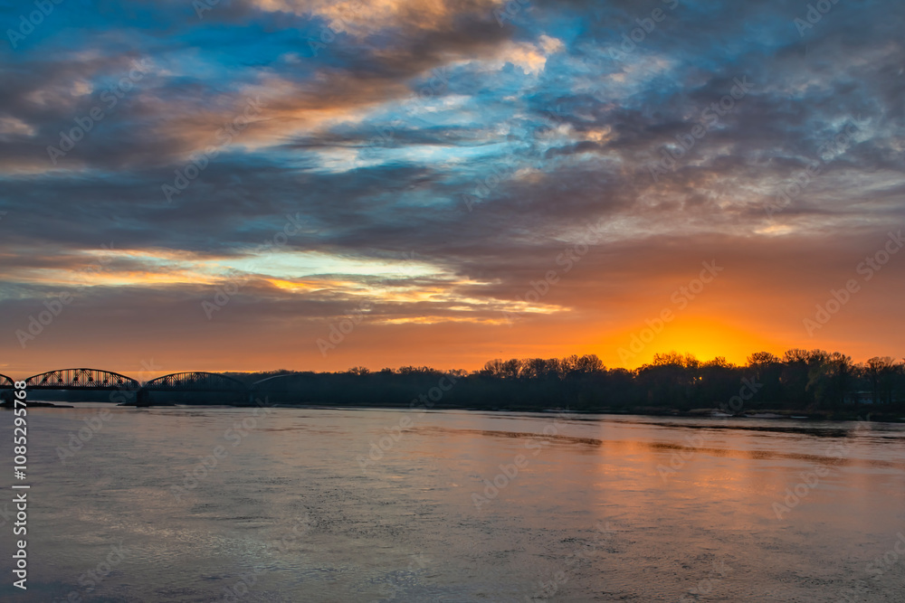 sundown, niebo, słońce, morski, wschody, woda, chmura, chmura, charakter, oceanu, krajobraz, horyzont, jezior, plaza, dzisiejszy wieczór, światło słoneczne, pomarańcz, czerwień, blękit, 
