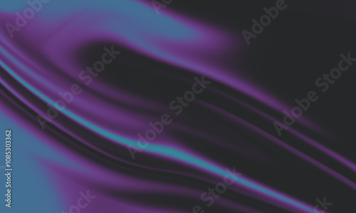 Wallpaper Mural A vibrant, abstract swirl of purple and blue hues creates a dynamic and captivating visual experience against a black background. Torontodigital.ca