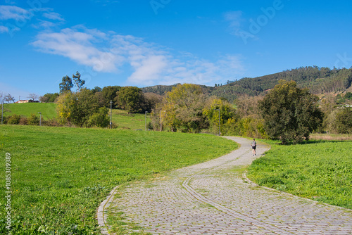 Camino de Santiago, Oviedo, Asturias, España, Spain