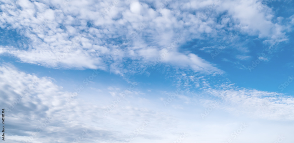 Fototapeta premium Sky clouds summer panorama