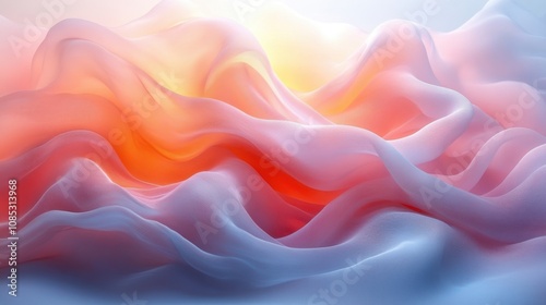 Abstract background colored stains and waves of liquid glossy paint	
