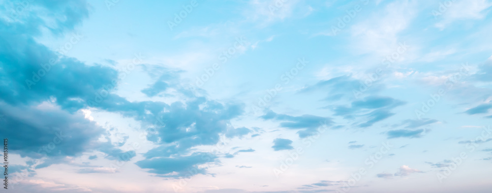 Blue sky and clouds