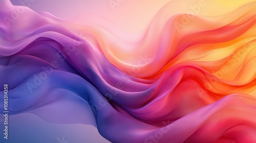 Abstract background colored stains and waves of liquid glossy paint	
