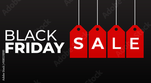 Black Friday abstract modern creative minimalist luxurious banner, sign, design concept, social media post, template, mockup brochure, booklet, print, ad, and poster