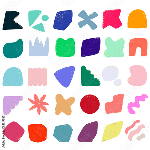 Abstract Shapes Illustration Set
