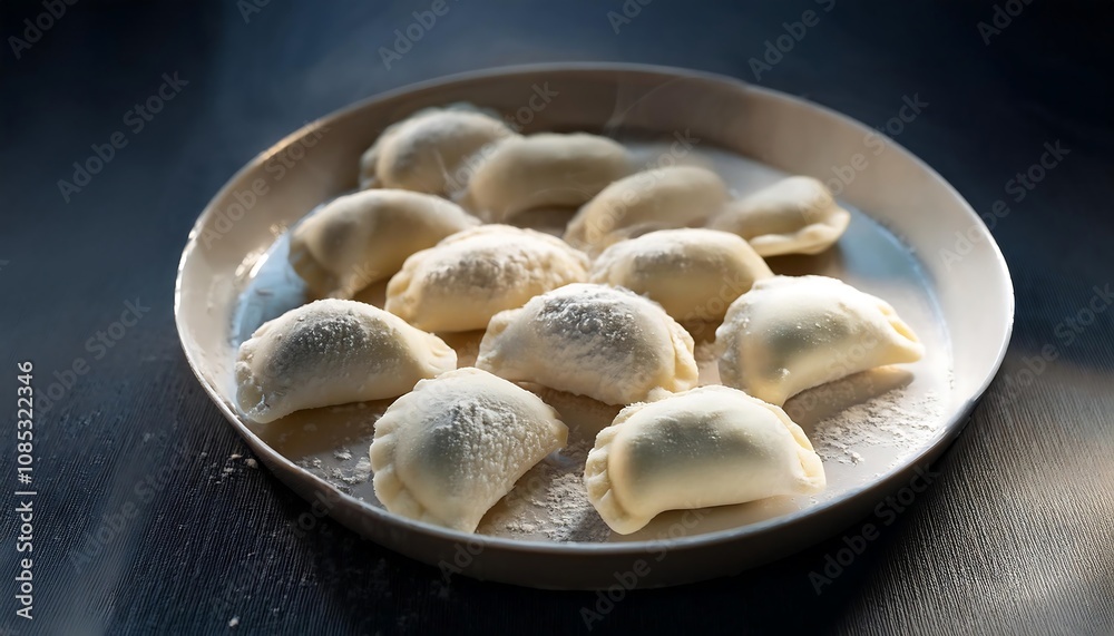 Pierogi frozen with potato, cheese, and onion fillings are ready for boiling or sautéing in_1(407) Pierogi frozen with potato, cheese, and onion fillings are ready for boiling or sautéing in_1(407)