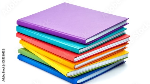 Stack of Colorful Books 